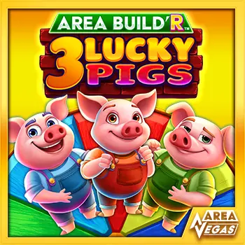 Area Build'R 3 Lucky Pigs